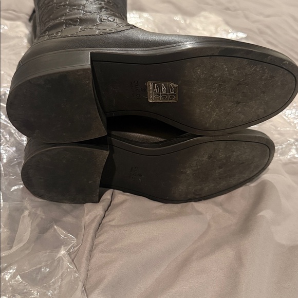 Gucci Women's Black Over the Knee Boots - Picture 6 of 7